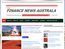 Tablet Screenshot of financenewsaustralia.com